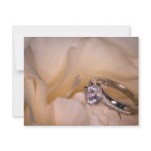 3292-Engagement Ring on White Carnation