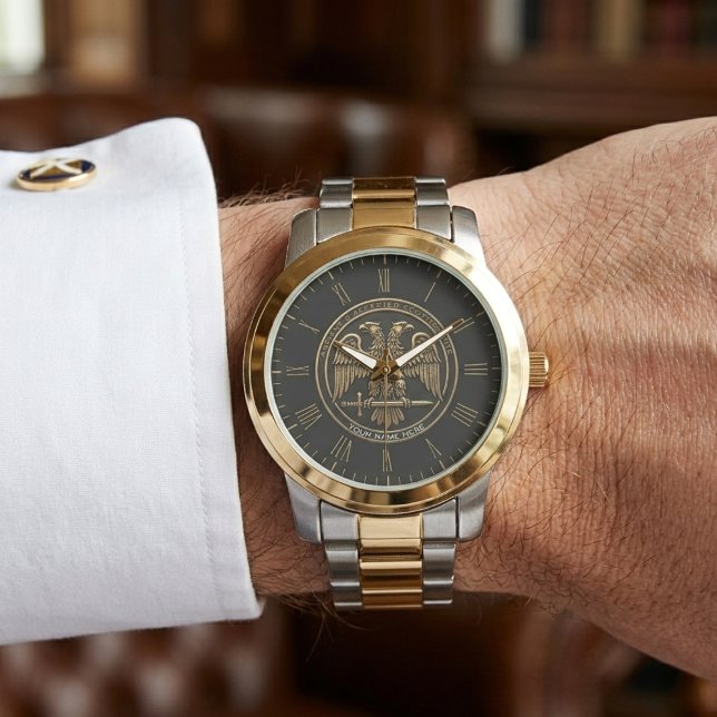 32/33rd Scottish Rite Double Headed Eagle Masonic Watch (32nd/33rd Scottish Double Headed Eagle Masonic Watch)