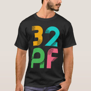 32 AF Vintage 32 Years Old Colourful Retro 32nd Bi T-Shirt