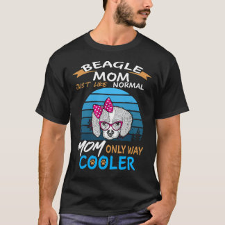 32 Beagle Mom Cooler T-Shirt