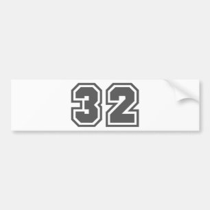 32 BUMPER STICKER