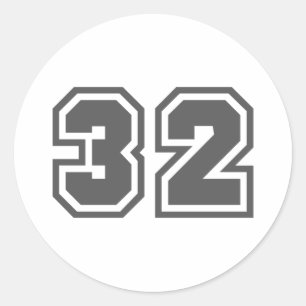 32 CLASSIC ROUND STICKER