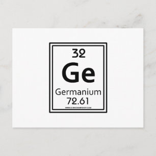 32 Germanium Postcard
