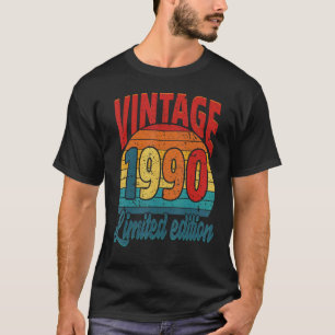 32 Years Old Bday Vintage 1990 32nd Birthday T-Shirt