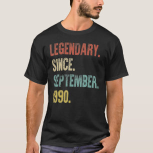32 Years Old Legend Since September 1990 32th Bir T-Shirt
