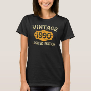 32 Years Old Vintage 1990 32nd Birthday T-Shirt