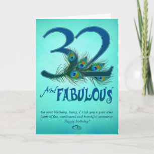 32e anniversaire Cartes modèles