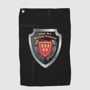 32nd Air Defence Command Customized Shield Golf Towel