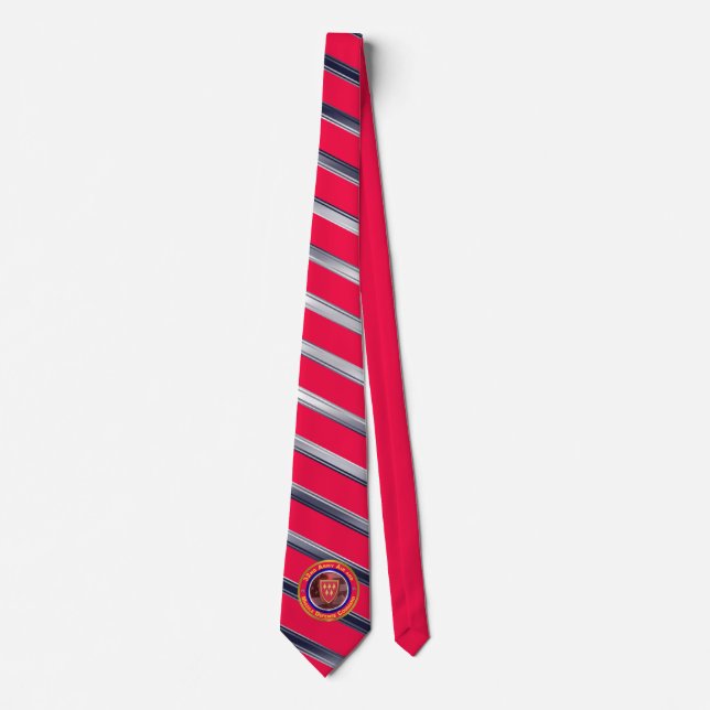 32nd Army Air and Missile Defence Command Tie (Front)