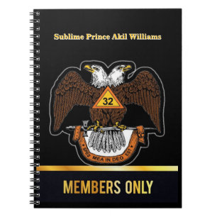 32nd degree mason  notebook