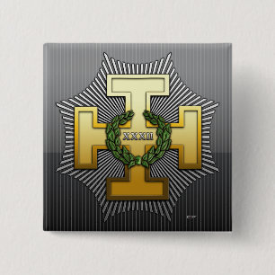 32nd Degree: Master of the Royal Secret 2 Inch Square Button