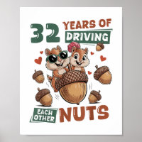 32nd Wedding Anniversary 32 Years Couple Matching