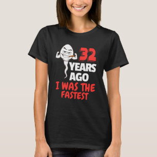 32th Birthday Gag Sperm 32 Years Of Awesome Funny  T-Shirt