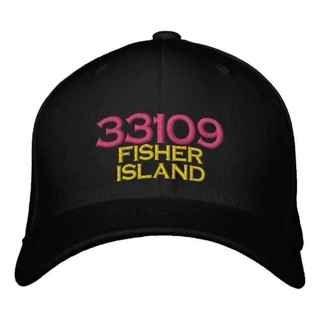 33109 FISHER ISLAND MIAMI BEACH FLORIDA CASQUETTE (Devant)