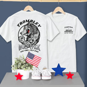 331 Wolf Pack Air Force BMT Graduation LIGHT Color T-Shirt