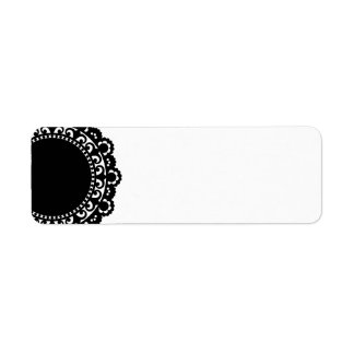 3332__doily-shape-1 BLACK WHITE CIRCLE SHAPES DOIL