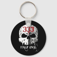 333 Half Evil Keychain