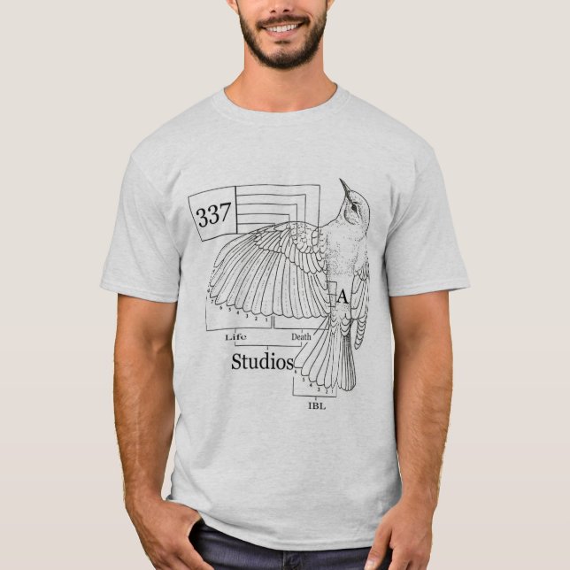 337 Bird Diagram T-Shirt (Front)