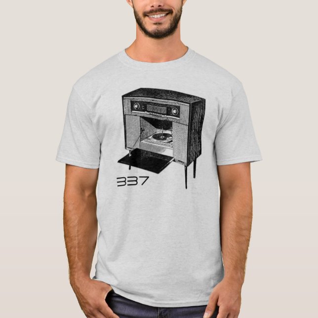 337 Studios 33.7 FM Radio T-Shirt (Front)