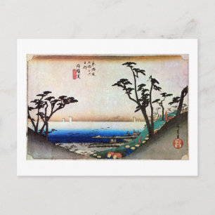 33. 白須賀宿, 広重 POSTCARD