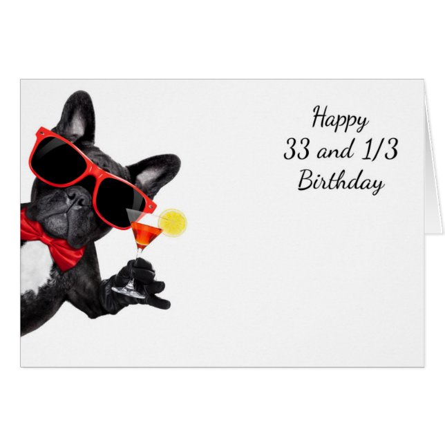 33 1/3 toutou de bowtie (Devant horizontal)