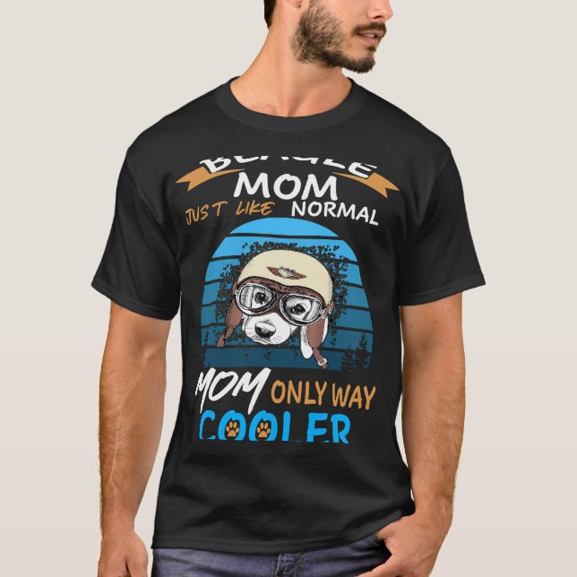 33 Beagle Mom Cooler T-Shirt (Front)