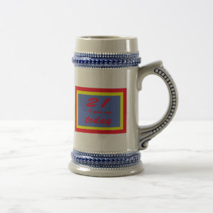33 birthday beer stein