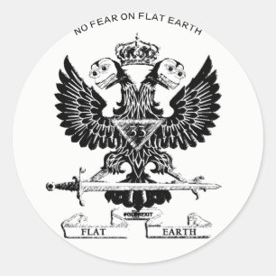 33 DEGREE Double Headed Fepe Sticker