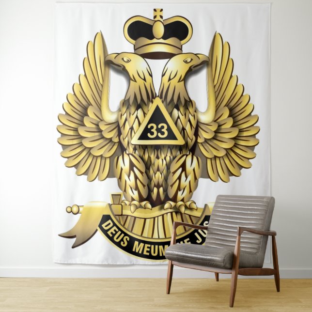 33 Degree Mason Tapestry (In Situ)