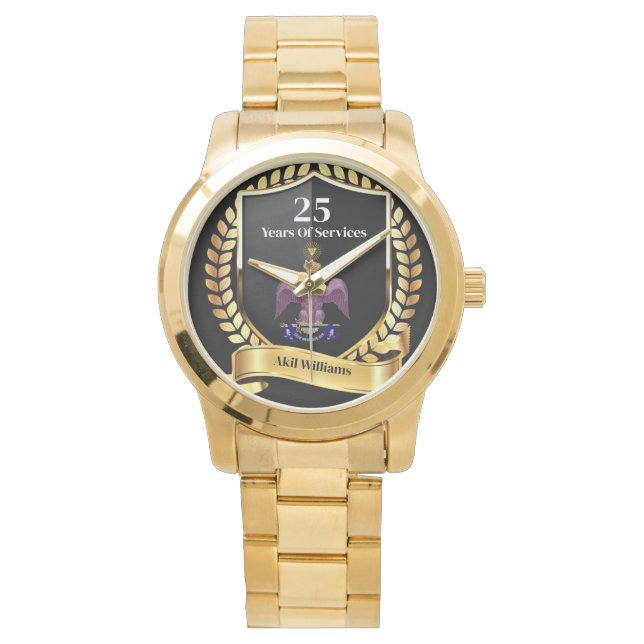 33 Degree Years of Services Watch (Front)