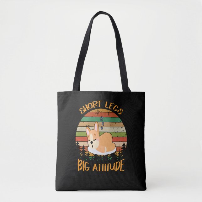33 Short Legs Big Attitude Tote Bag (Front)