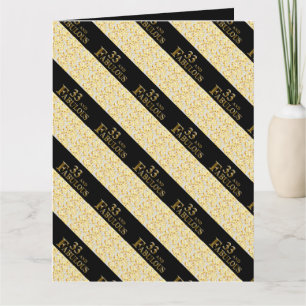 33rd Birthday Card