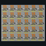 33rd Birthday: Spooky Halloween Theme, Custom Name Wrapping Paper<br><div class="desc">This scary and spooky Hallowe'en birthday themed wrapping paper design features a large number "33". It also features the message "HAPPY BIRTHDAY, ", plus a custom name. There are also depictions of a bat and a ghost on the front. Wrapping paper like this might be used when wrapping gifts or...</div>