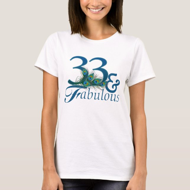 33rd Birthday T-shirts (Front)