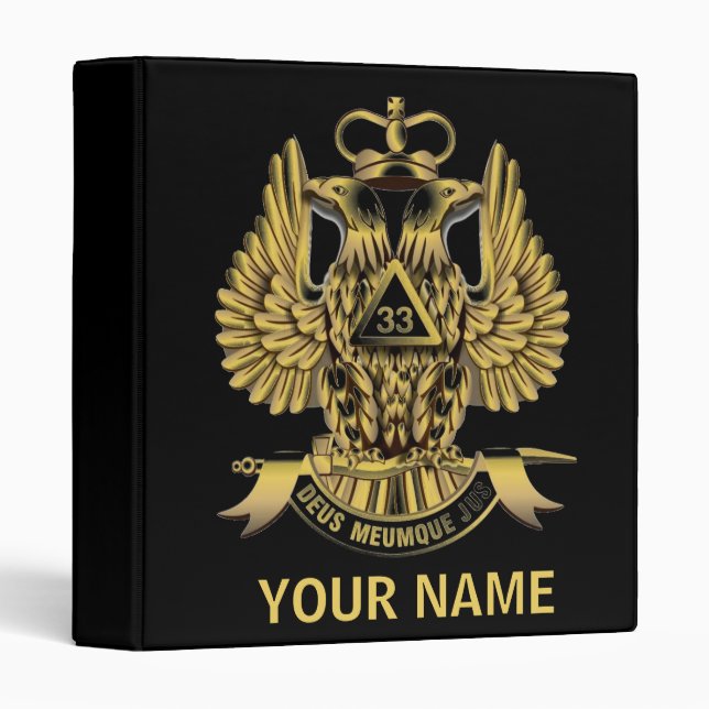33rd DEGREE MASON Binder (Front/Spine)