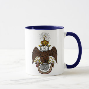 33rd Degree Scottish Rite Brown Eagle Mug