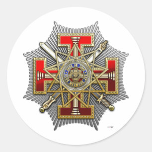 33rd Degree: Sovereign Grand Inspector General Classic Round Sticker