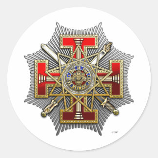 33rd Degree: Sovereign Grand Inspector General Classic Round Sticker