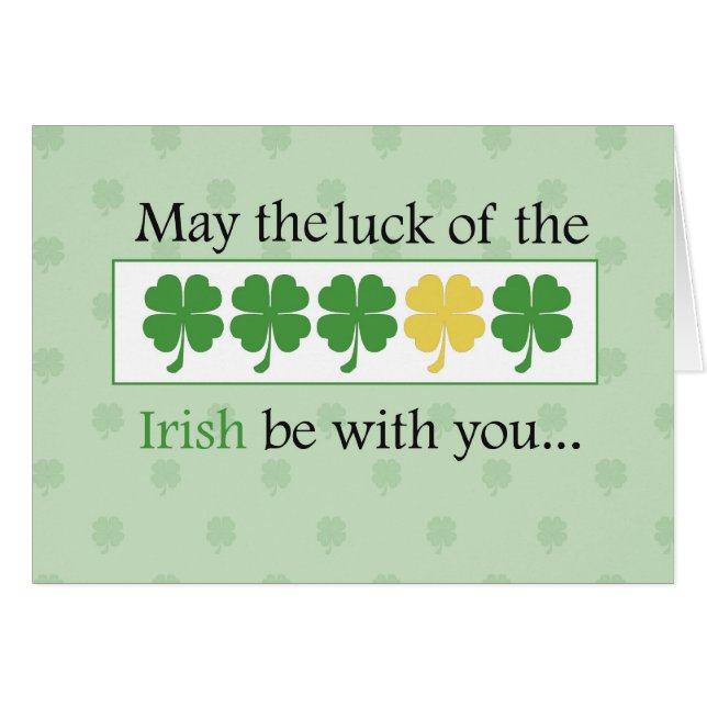 3487 St. Pat's Day Luck of the Irish (Front Horizontal)