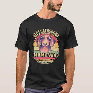 34 Best Dachshund Mom Ever Vintage T-Shirt
