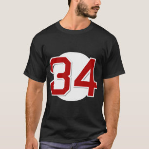 34 Retired Sticker T-Shirt