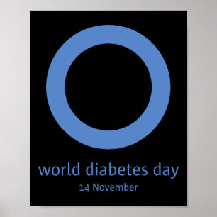 &#34;World Diabetes Day &#34; Diabetes Awareness  Poster