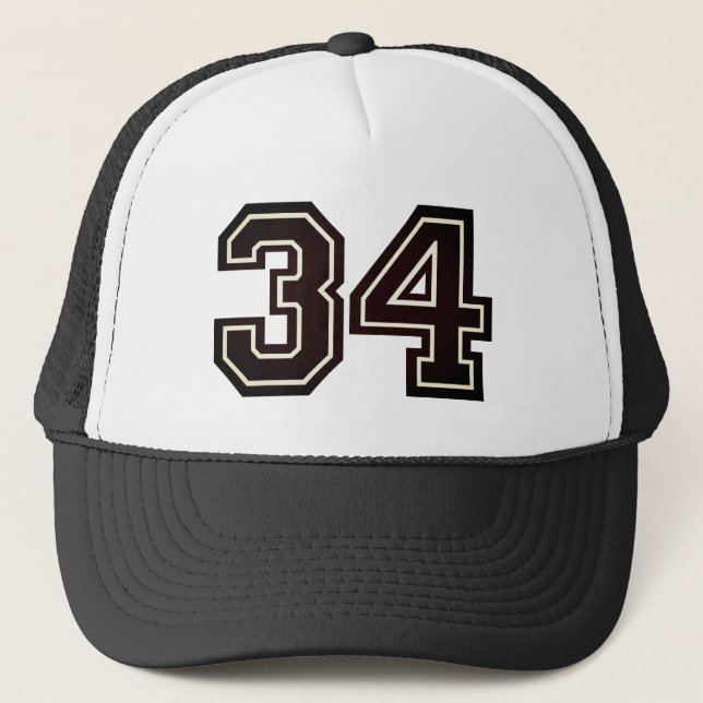 34th Birthday Party Trucker Hat (Front)
