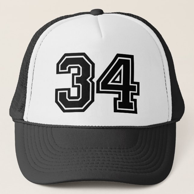34th Birthday Party Trucker Hat (Front)