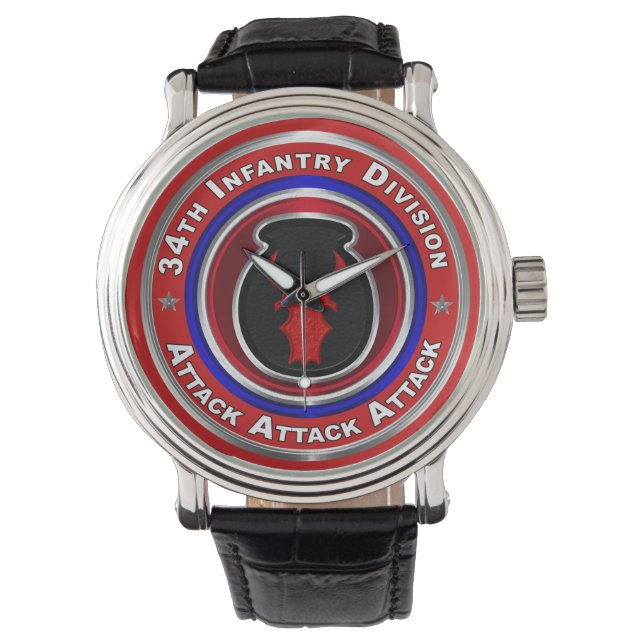 34th Infantry Division Keepsake Watch (Front)
