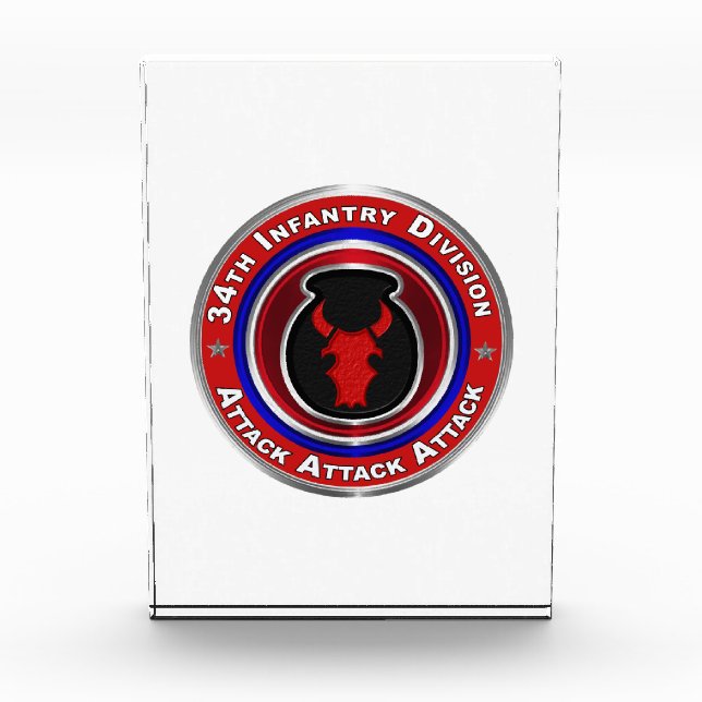 34th Infantry Division  Photo Block (Front)