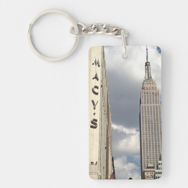 34th Street Empire State Building Manhattan NYC Keychain (Front)
