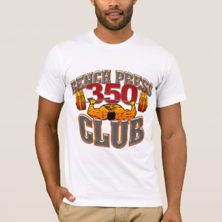 350 Club Bench Press Fitted TShirt