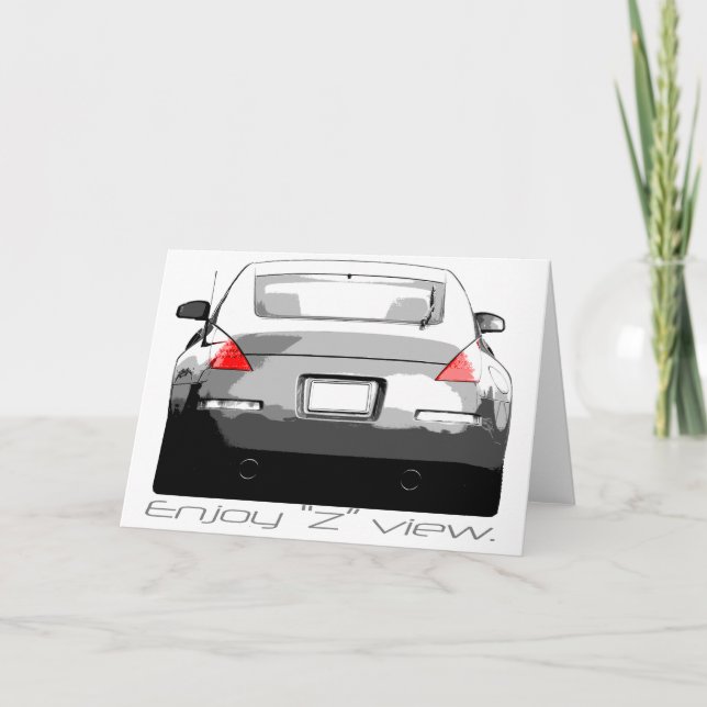 350Z "Enjoytheview." Card (Front)
