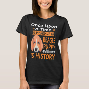 353 One Upon A Time - Beagle Puppy T-Shirt